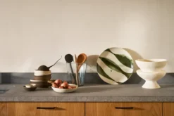 Aalto skål Ø35 cm, Vit-green
