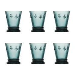 Abeille dricksglas 26 cl 6-pack, Mörkblå