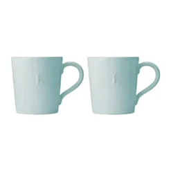 Abeille keramikmugg 2-pack, Blå