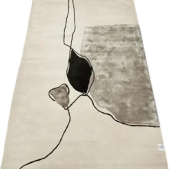 Abstract matta 170x230 cm, Ivory