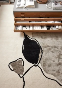 Abstract matta 250x350 cm, Ivory