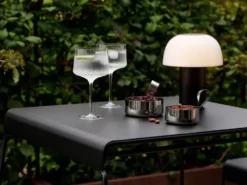 A-café table outdoor bord, Black