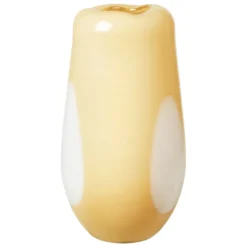 Ada Dot glasvas 37 cm, Golden fleece yellow