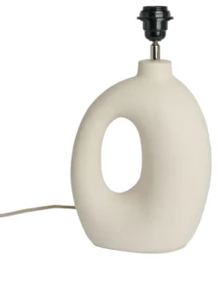 Ada lampfot 38 cm, White-ivory