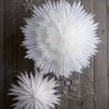 Ada snöflinga dekorationshänge, Silverfärgad, 10x10 cm