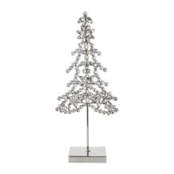 Ada tree dekorationsdetalj, Silverfärgad, 14x8x32 cm