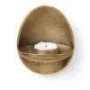 Agapé värmeljushållare vägg, Brass finish