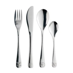 Aida barnbestick 4 delar, Steel