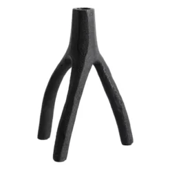 Aion ljusstake XL 22 cm, Svart