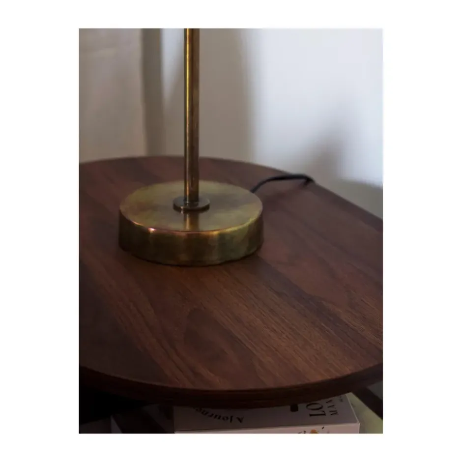 Aira bordslampa, Bränd mässing, 46 cm