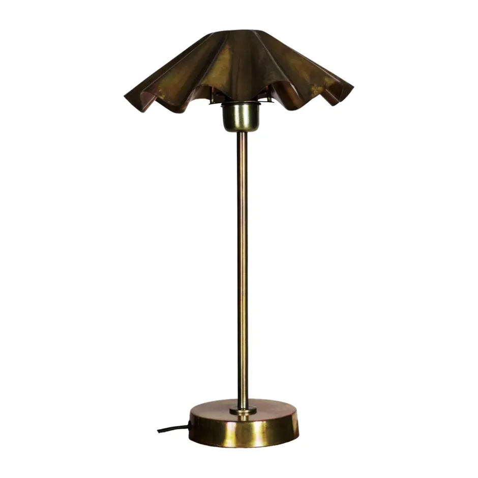 Aira bordslampa, Bränd mässing, 46 cm