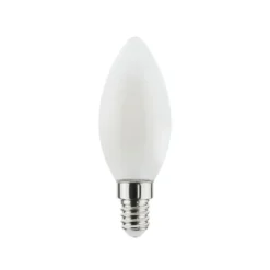 Airam Filament LED dim to warm-kronljus ljuskälla, opal e14, 5w