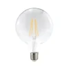 Airam Filament LED-glob 125mm ljuskälla, klar, dimbar e27, 4w