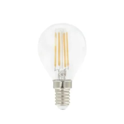 Airam Filament LED 3-stegs dimring-klot ljuskälla, klar, med minne, p45 e14, 5w