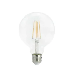 Airam Filament LED 3-stegs dimring-glob ljuskälla, klar, med minne, 95mm e27, 7w