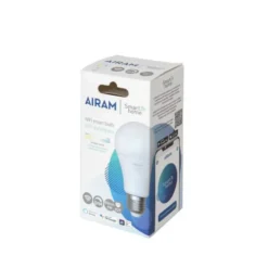 Airam Smarta Hem LED-normal ljuskälla, vit e27, 9w