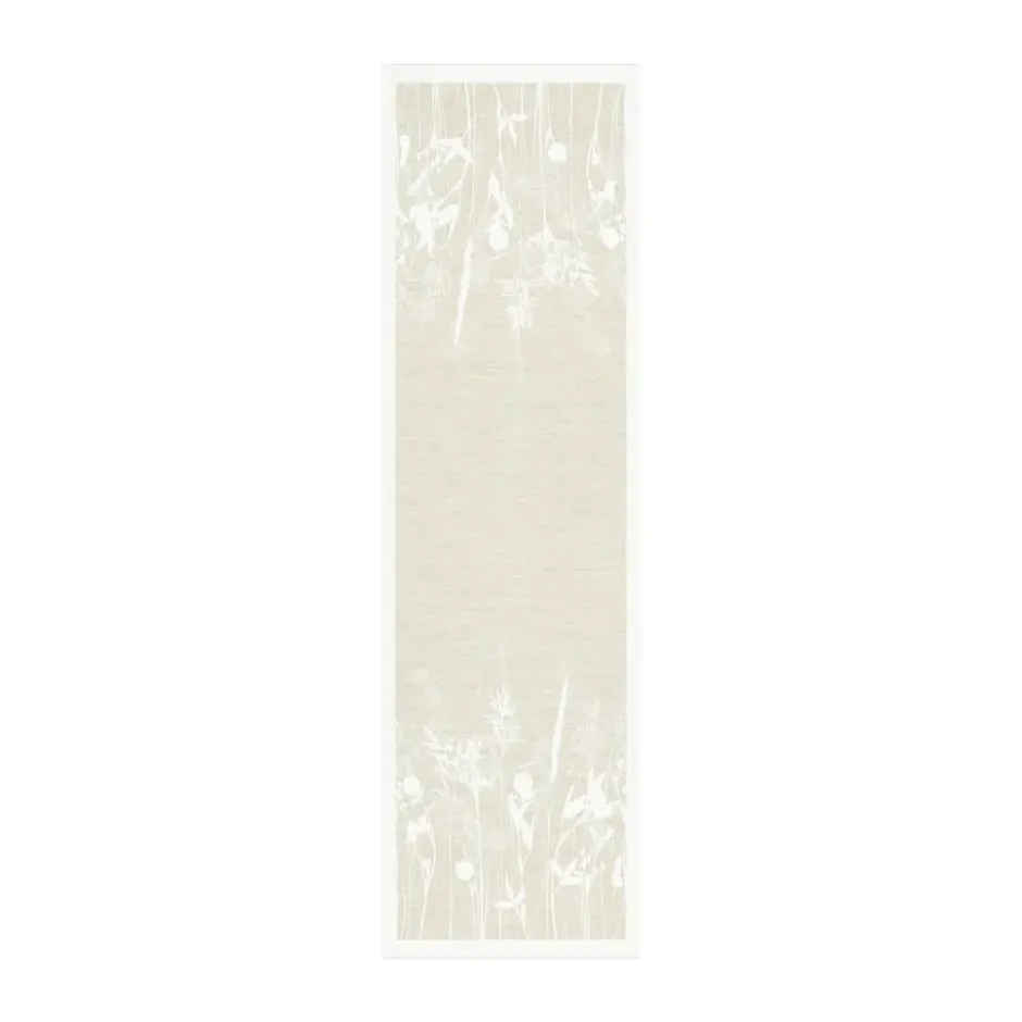 Airy bordslöpare 50x150 cm, Oblekt