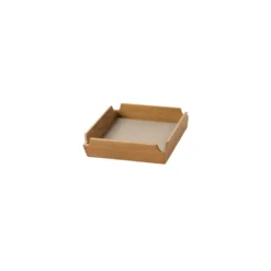 Airy Nupo bricka, Clay crown-teak, mini