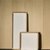 Airy Nupo bricka, Pure white-teak, mini