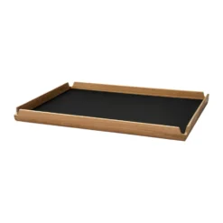 Airy teakbricka square L, Nupo black ink