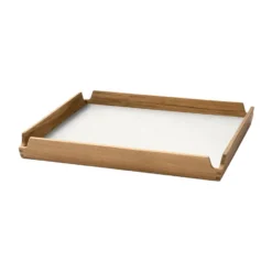 Airy teakbricka square S, Nupo pure white