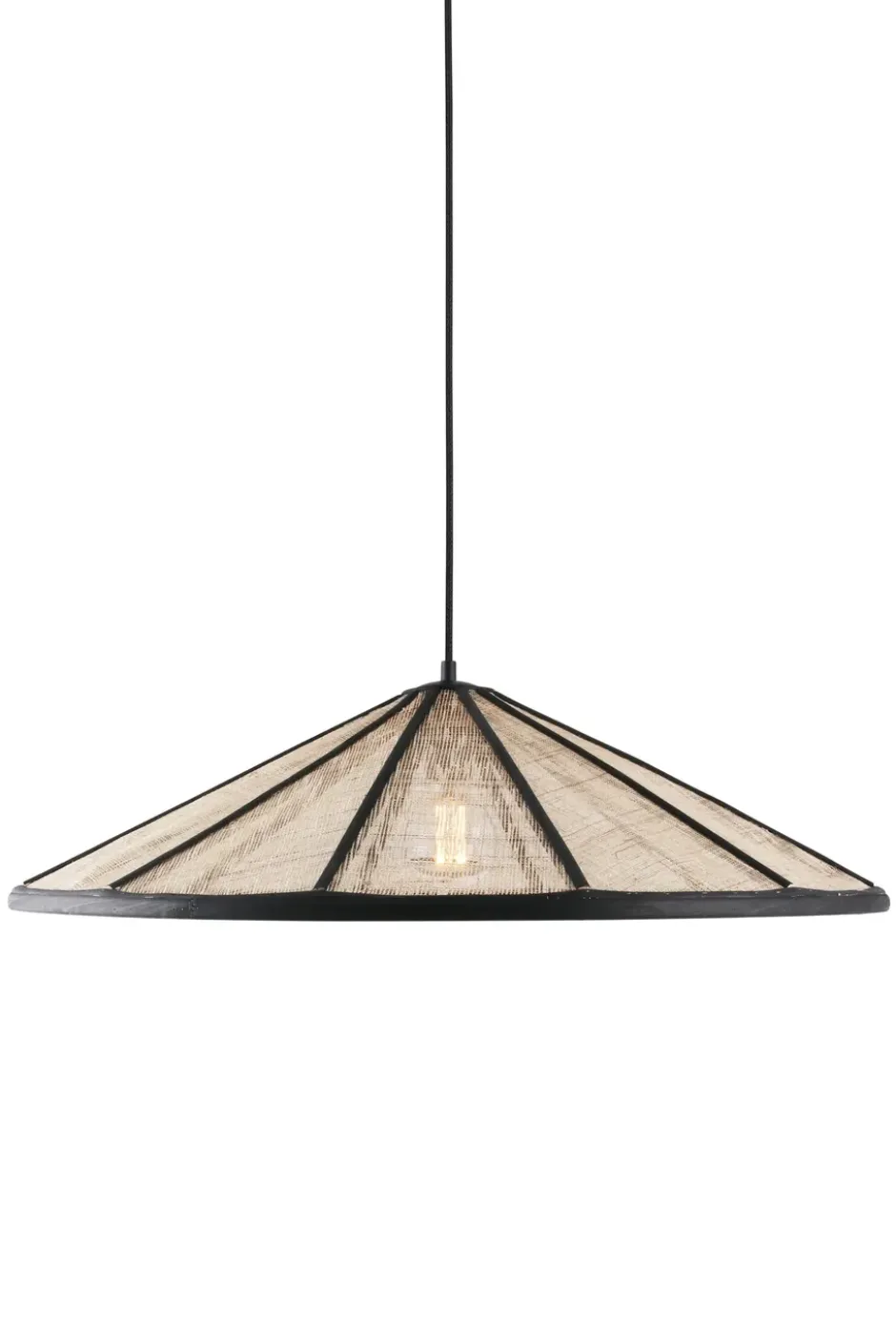 Akira pendel Ø70 cm, Svart-natur