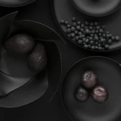 Alessi serveringsskål svart, 24 cm