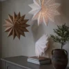 Alfa adventsstjärna brun, Brun, 50 cm