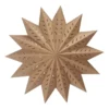 Alfa adventsstjärna brun, Brun, 60 cm