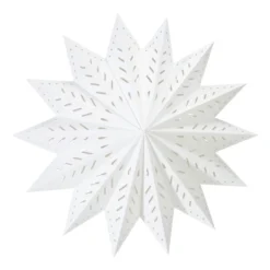 Alfa adventsstjärna, Vit, 60 cm