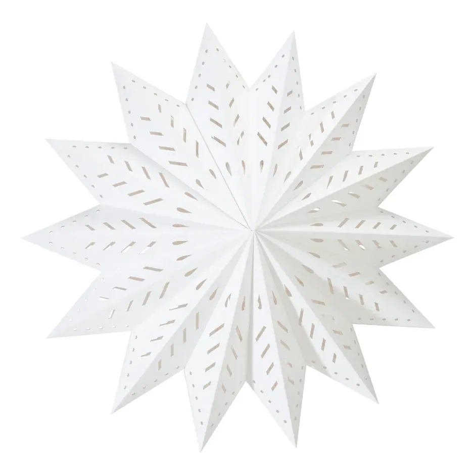 Alfa adventsstjärna, Vit, 60 cm