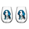 All about you tumblerglas 57 cl 2-pack, miss you (blå)
