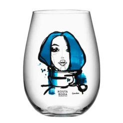 All about you tumblerglas 57 cl 2-pack, miss you (blå)