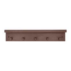 Alley knopplist med hylla, Burgundy
