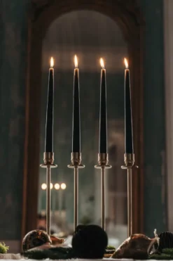 Alto ljusstake, Solid mässing
