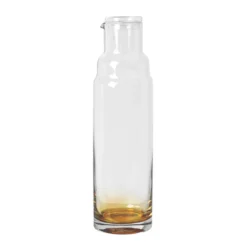 Amber karaff med lock, 100 cl
