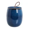 Amera förvaringsburk med lock blue, Ø12 cm