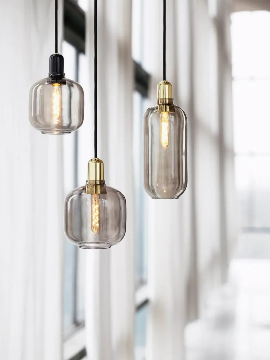 Amp lampa liten, Smoke-mässing