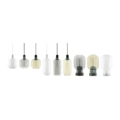 Amp lampa stor, vit
