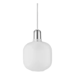 Amp lampa liten, Matt-vit