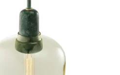 Amp lampa stor, guld-grön
