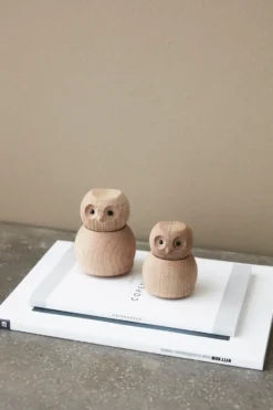 Andersen Owl träfigur Small, Oak