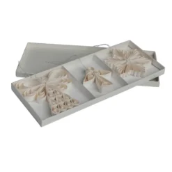 Angel mix julhänge 3-pack, Vit