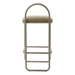 Angui barstol bouclé, Taupe