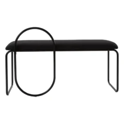 Angui bänk bouclé, Anthracite