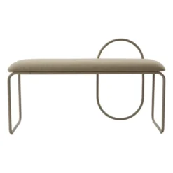 Angui bänk bouclé, Taupe