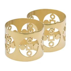 Anima Gemella servettring 2-pack, Mässing
