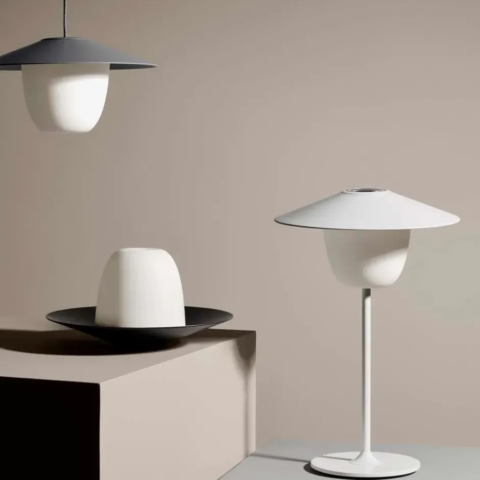 Ani mobil LED-lampa 49 cm, Satellite (ljusgrå)