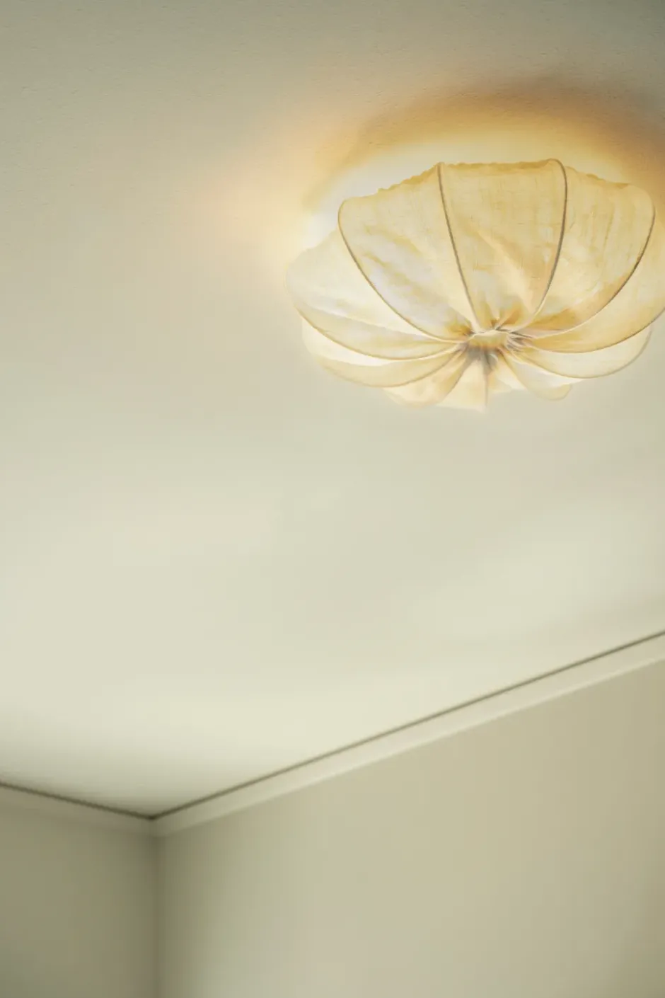 Anna plafond linne Ø40 cm, Natural