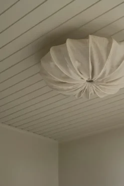 Anna plafond linne Ø60 cm, Natural